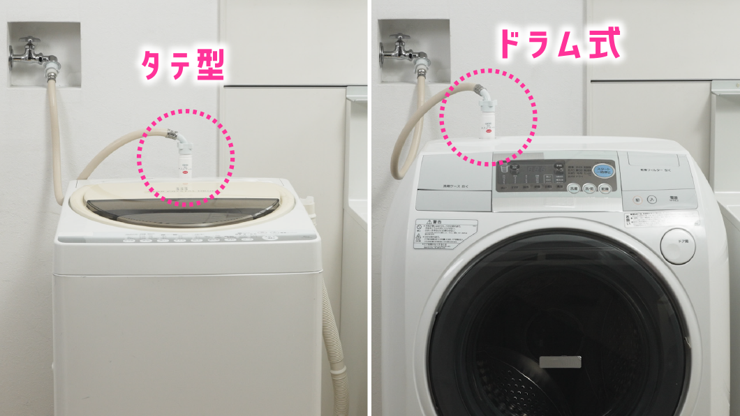 タテ型・ドラム式